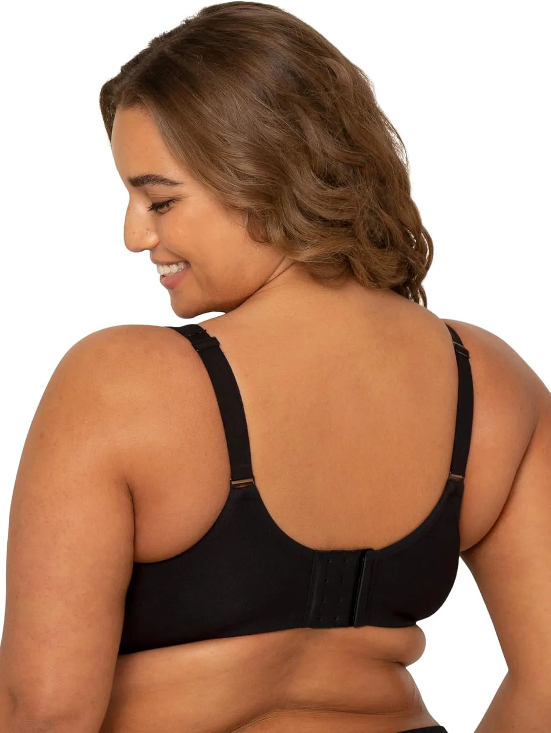 Fruit of the Loom Women's Fit for Me Collection: Plus-Size Unlined Underwire Bra-Cotton Comfort & Pinch-Free Straps