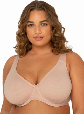 Fruit of the Loom Women's Fit for Me Collection: Plus-Size Unlined Underwire Bra-Cotton Comfort & Pinch-Free Straps