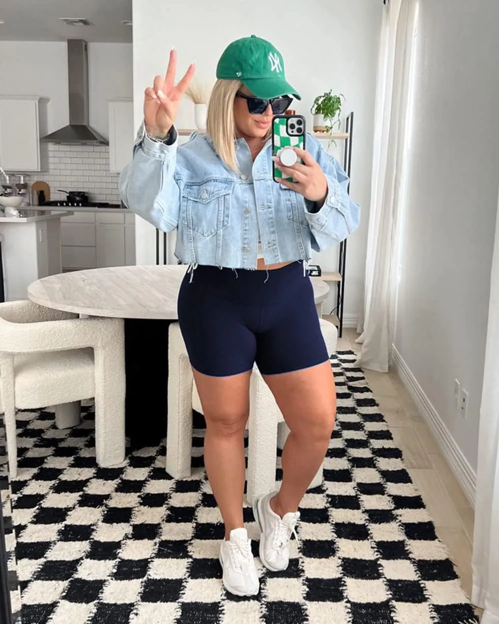 FULLSOFT 4 Pack Biker Shorts for Women with Pockets – 5" High Waisted Tummy Control Workout Yoga Running Gym Tennis Shorts