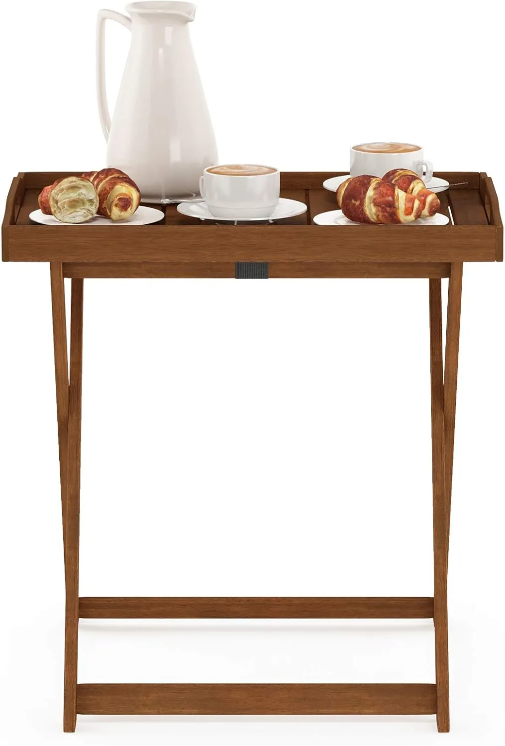 Furinno FG19557 Tioman Outdoor Hardwood Tray Table Large, Natural