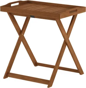 Furinno FG19557 Tioman Outdoor Hardwood Tray Table Large, Natural