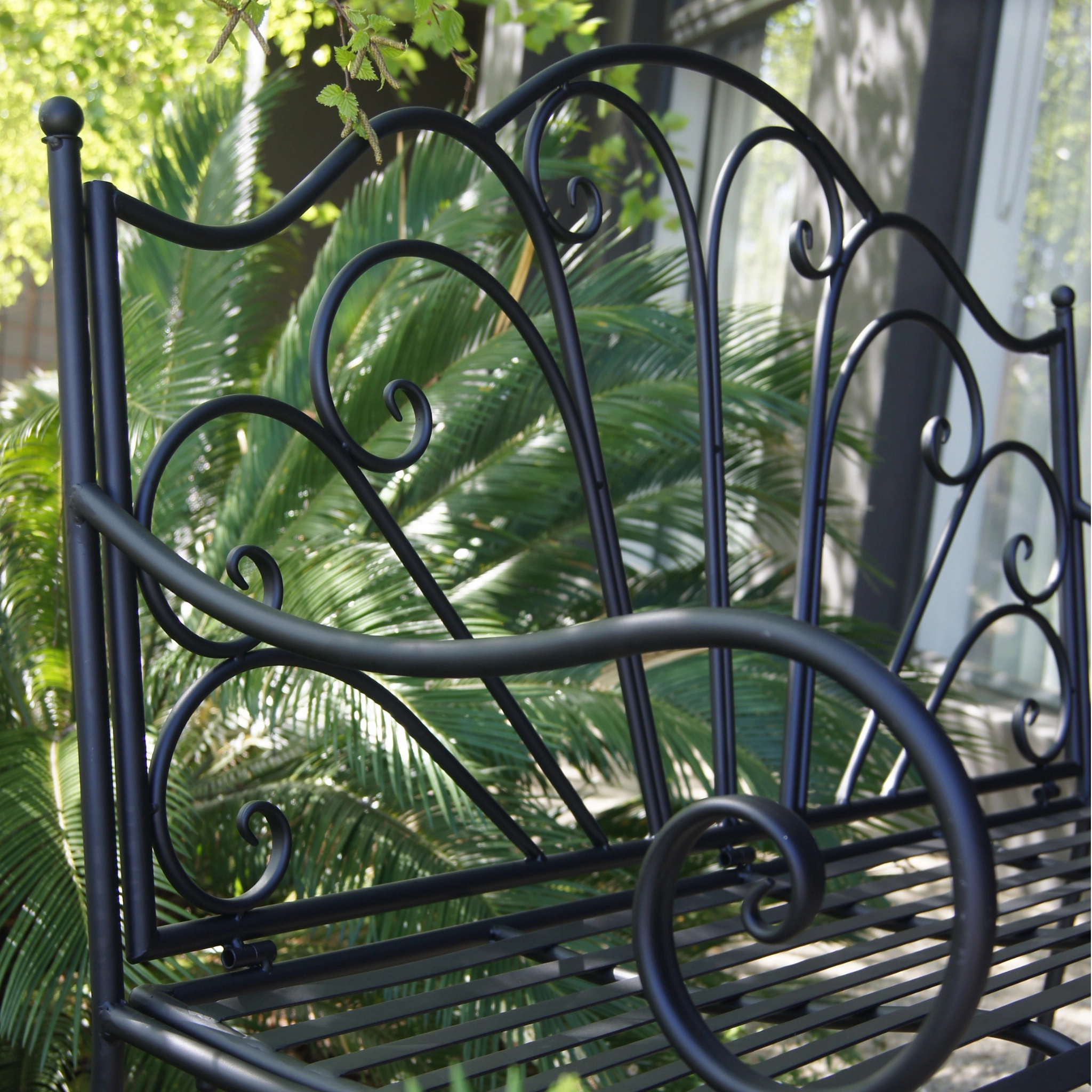 Garden Bench Ava - Black