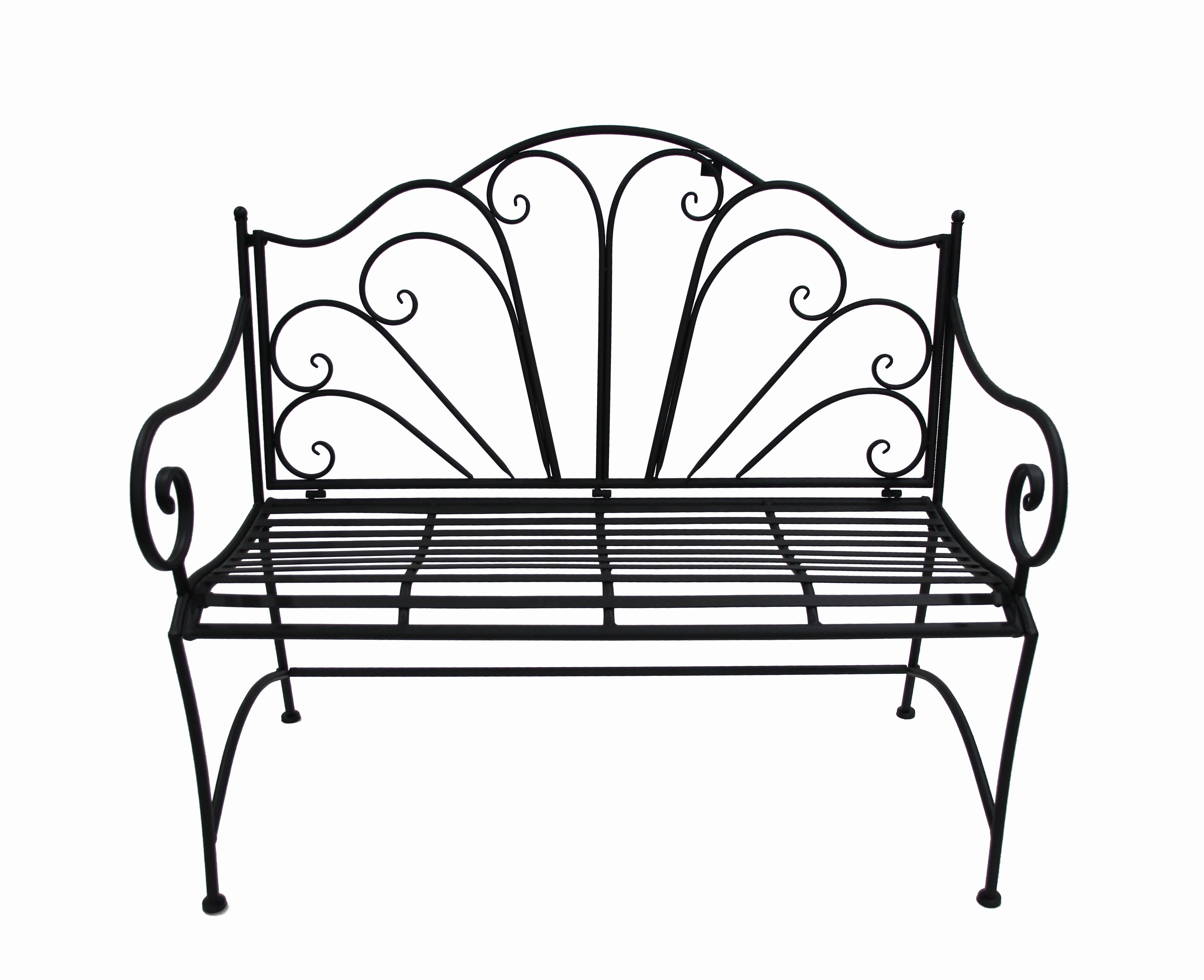 Garden Bench Ava - Black