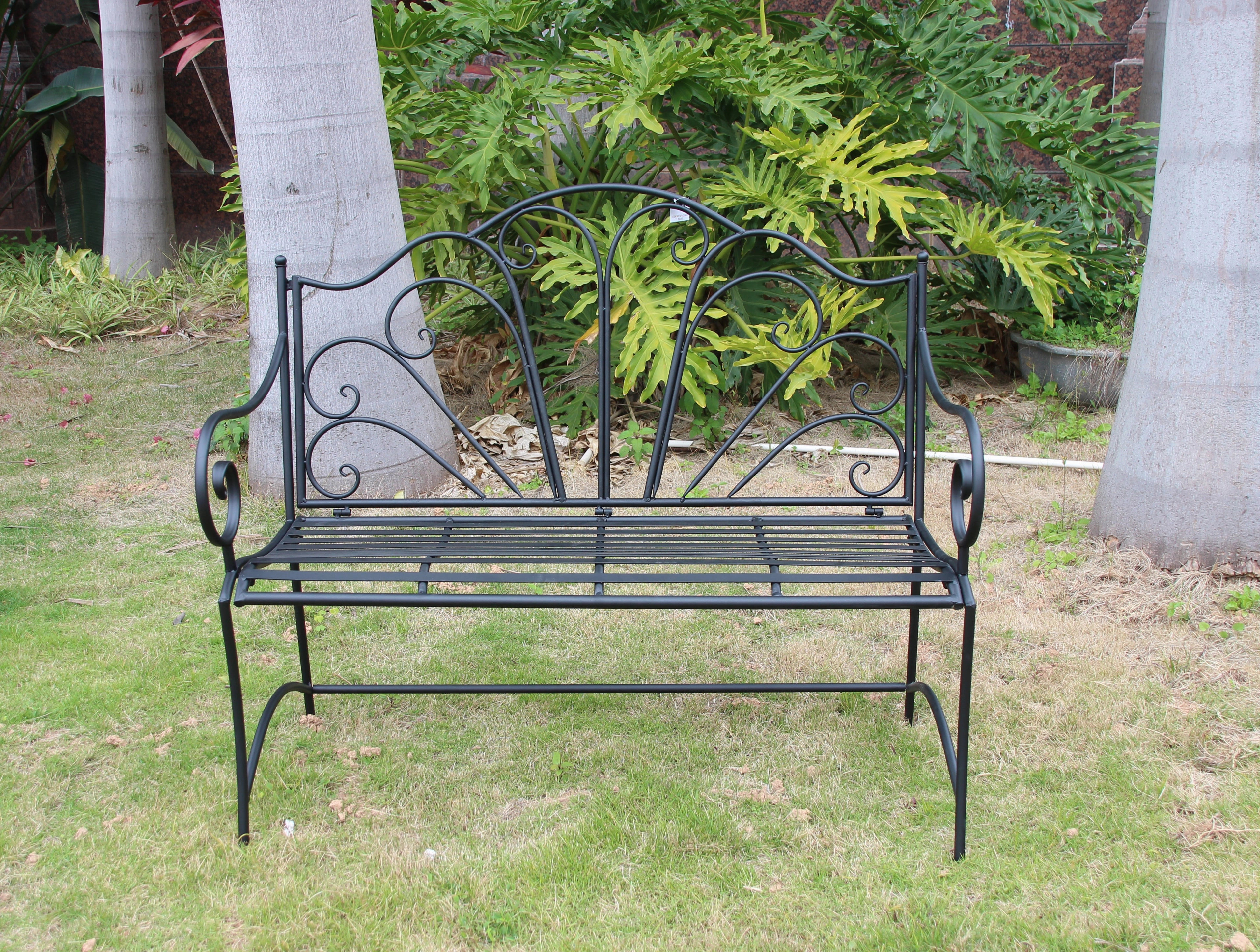Garden Bench Ava - Black