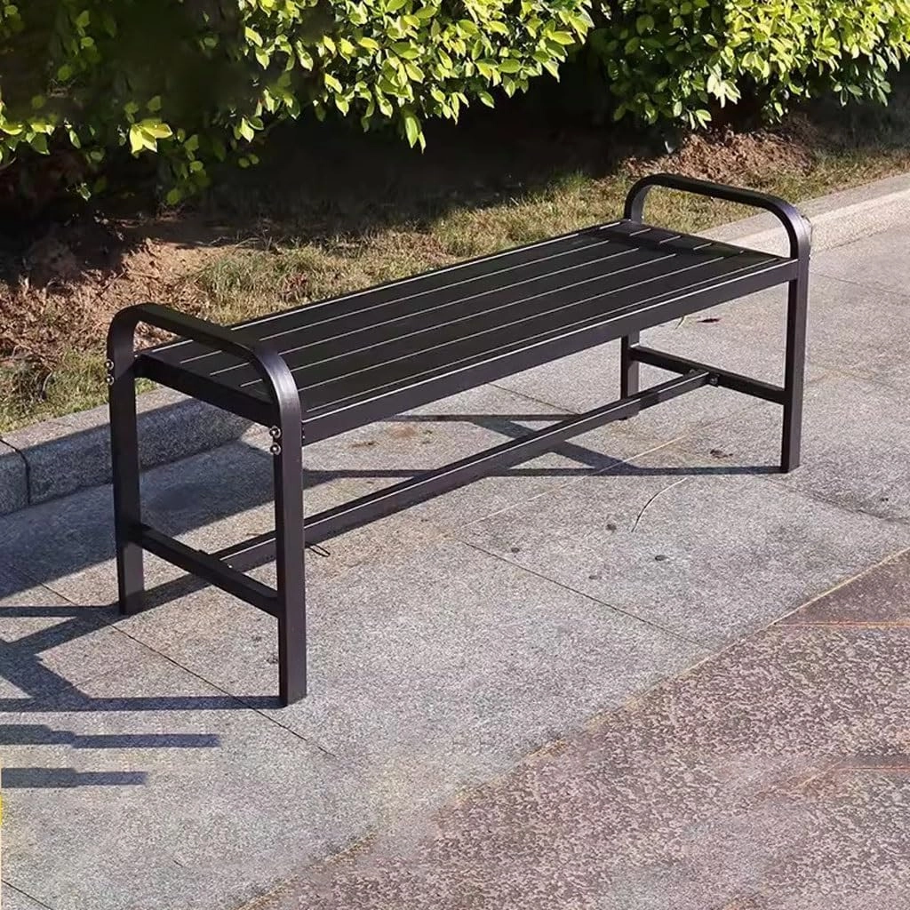 Garden Bench Park Chair Outdoor Bench Rest Bench Open-air Community Leisure Bench Outdoor Bench(A)