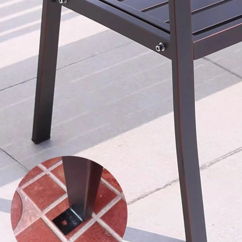 Garden Bench Park Chair Outdoor Bench Rest Bench Open-air Community Leisure Bench Outdoor Bench(A)