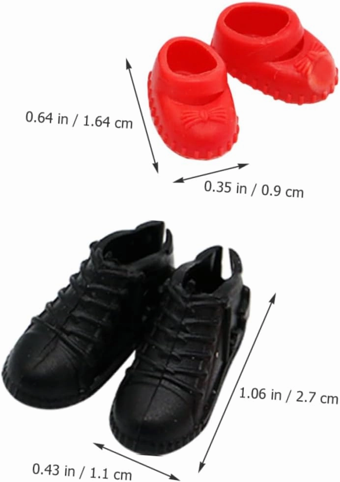 Garneck 3sets 10 Pairs Miniature Shoes Realistic Shoe Models for Dollhouses Chic Decor for Miniature Figurine Displays Micro Landscapes 10pairs*3