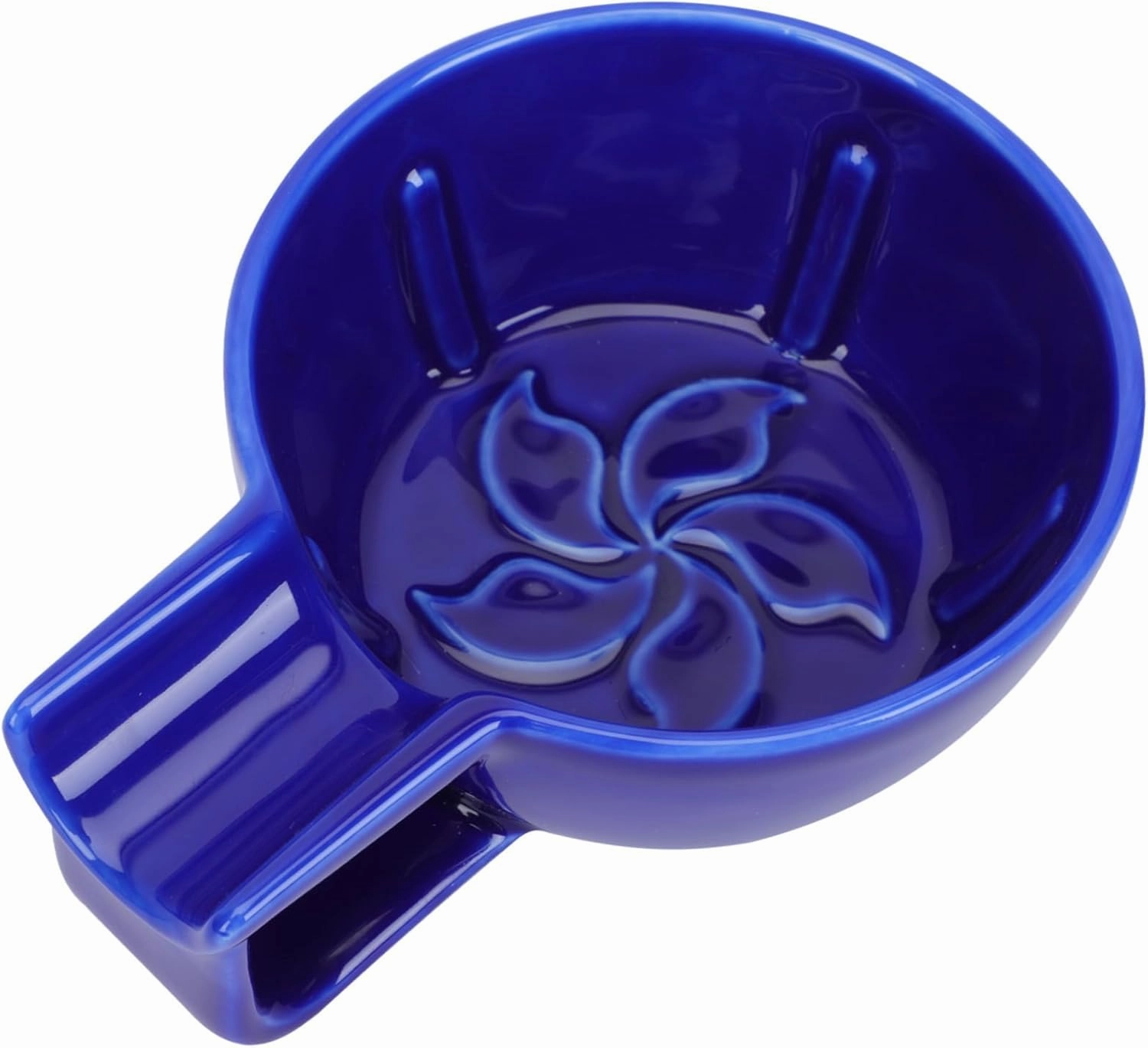 Gatuida 1Pc Ceramic Shaving Bowl with Handle Practical Foaming Tool for Men Smooth Surface for Safe Use for Home Travel Comfortable Grip for Effortless Lathering