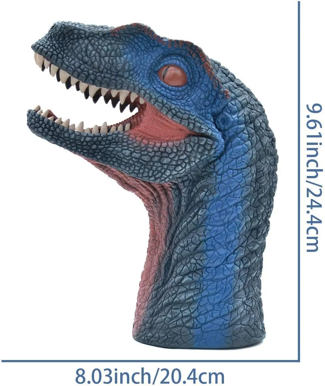 Gemini&Genius Dinosaur Toys Velociraptor Dinosaur Hand Puppets Role Play Gift Toy and Party Supplies for Kids