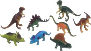 Get Ready Kids Dinosaur Figures Playset – 8 Mini Dinosaur Toys for Kids 2-4, Educational Animal Toys