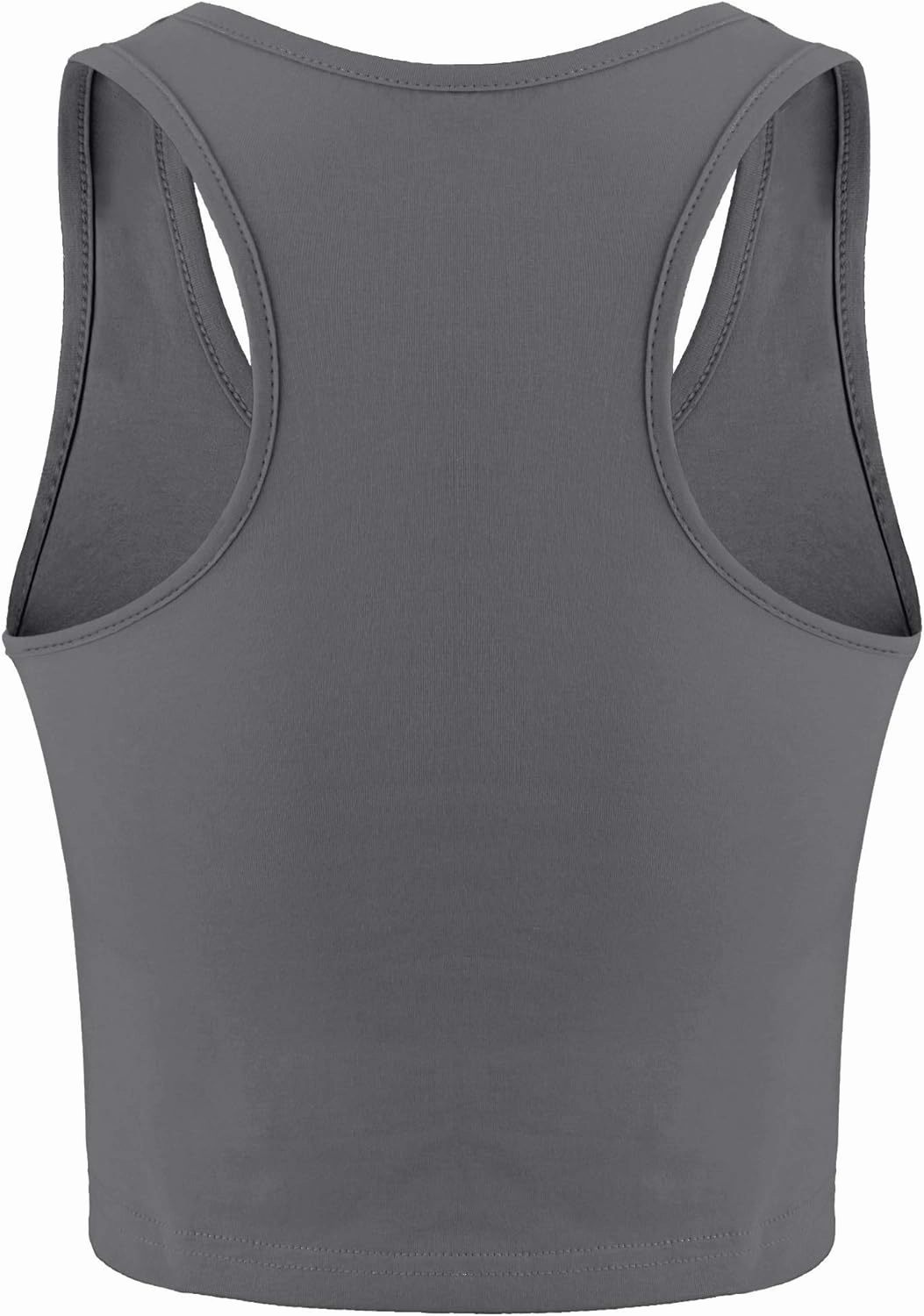 Geyoga 4 Pieces Basic Workout Crop Tank Tops Sleeveless Racerback Sport Tank Top for Women Yoga Running