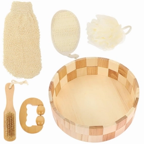 GLEAVI Bath Accessories Bulk Body Scrubber Set Shower Ball Accessories for Women
