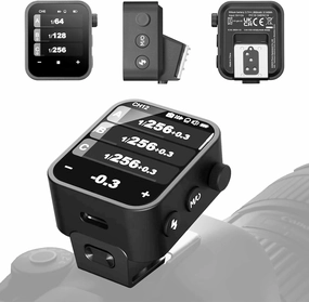 Godox X3L X3-L TTL Wireless Flash Trigger for Leica Camera, 2.4G Wireless Touchscreen Flash Transmitter, Support TTL Auto/Manual/Multi Flash, Built-in Lithium Battery, High-Definit OLED Screen