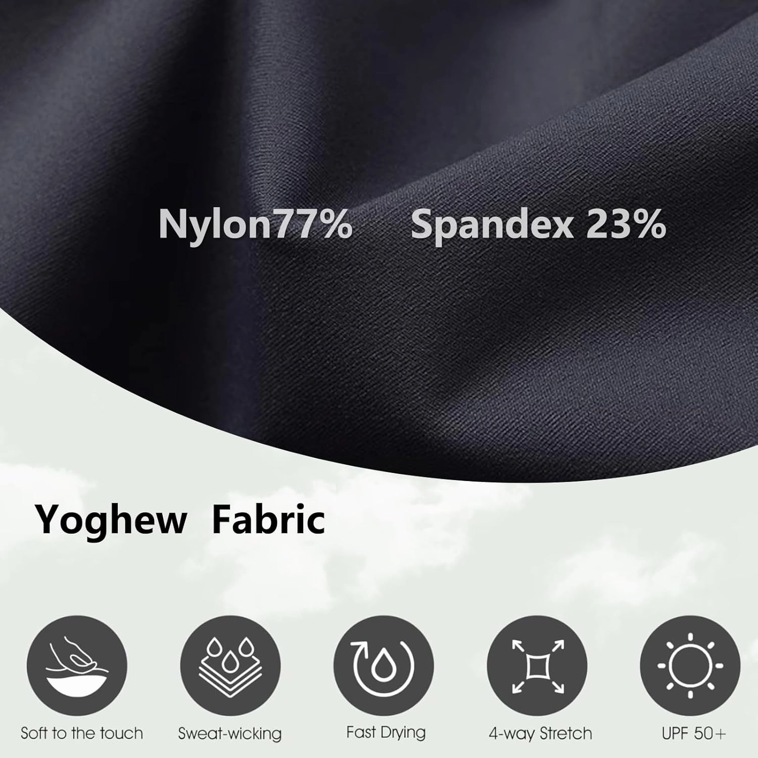GPY Women's Compression Leggings, Yoga Pants, Butt Lifting, Seamless, High Waist, Tummy Control, Stretchy, Shapewear Black