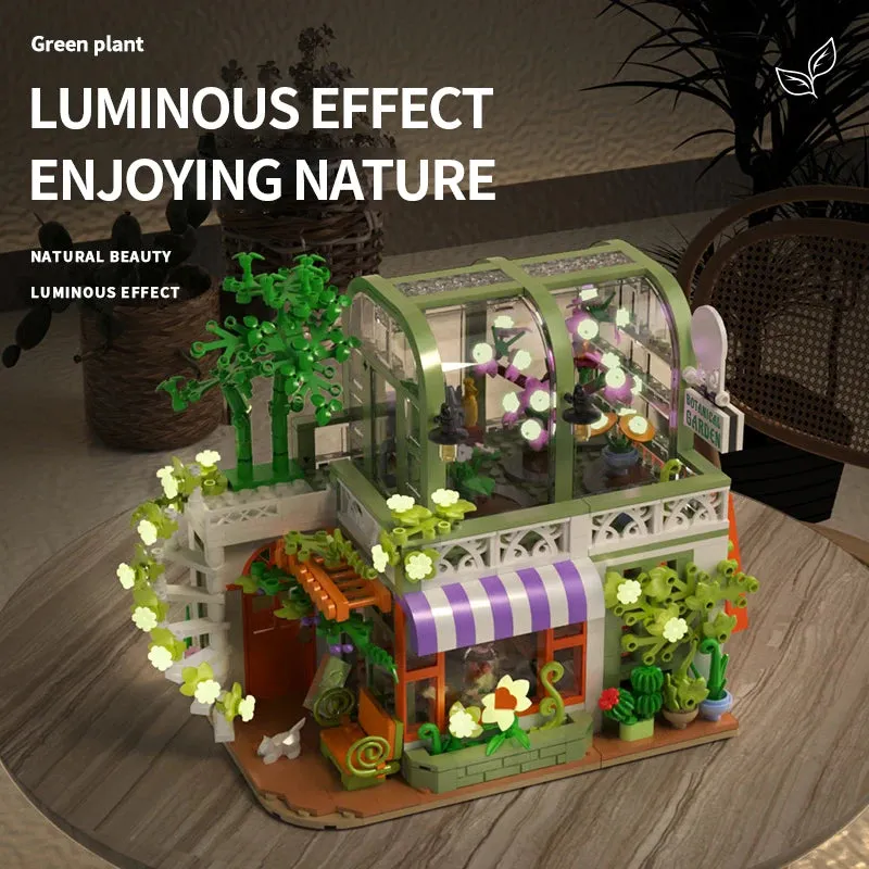 Green Plant House Building Blocks