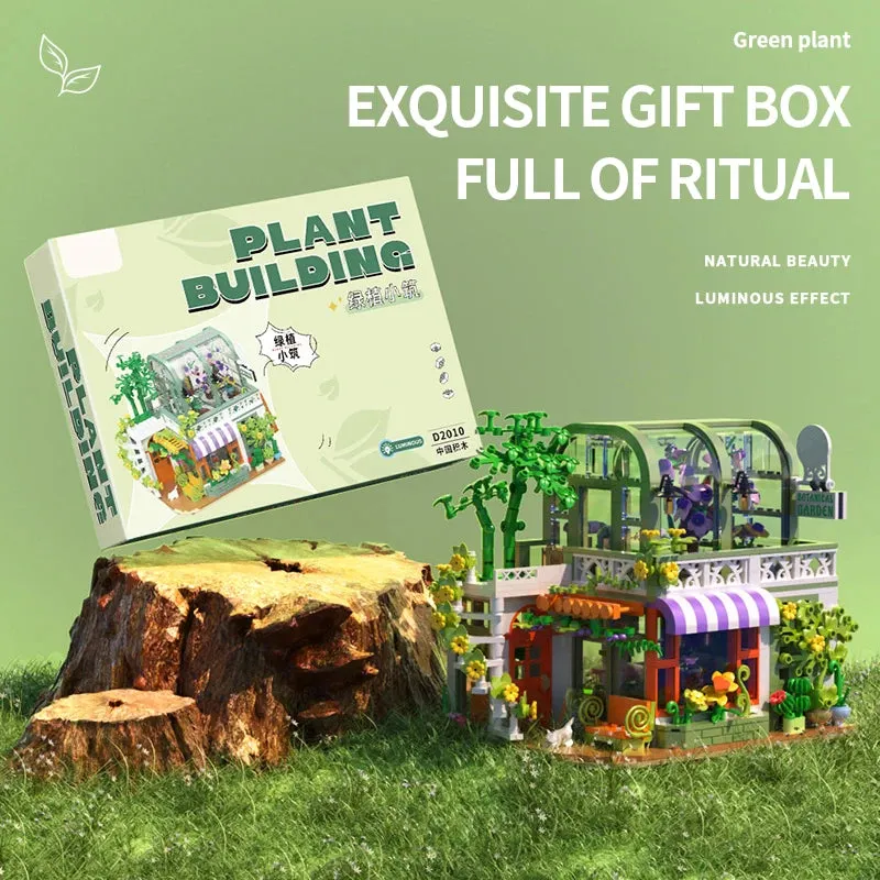 Green Plant House Building Blocks