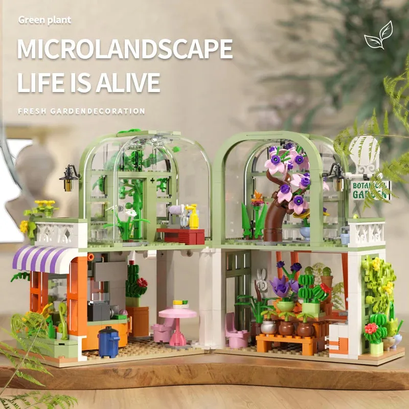 Green Plant House Building Blocks