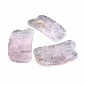 Gua Sha Tools Set Jade Roller Face Eyes Neck Body Real Natural Stone Beauty Massage Anti Aging Treatment(Style s)