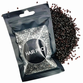 HairPro Italian Keratin Glue Hair Extension Beads for Hair Extension Fusion Keratin Glue Beads Making Wig Tool Fusion I Tip Hair Extensions Original colors (Brown 5.35) (20, Grams)