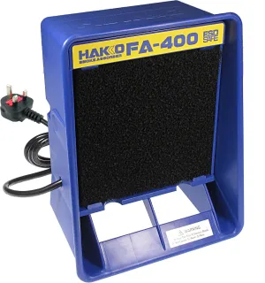Hakko FA-400 Bench Top Soldering Smoke Absorber 230V BS Plug - Filters Fumes from Soldering Irons