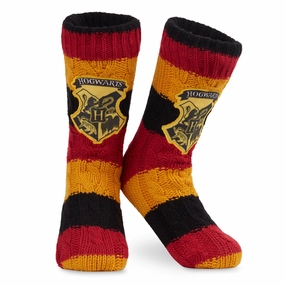 Harry Potter Slipper Socks, Women Knitted Fluffy Socks, Xmas Stocking Fillers