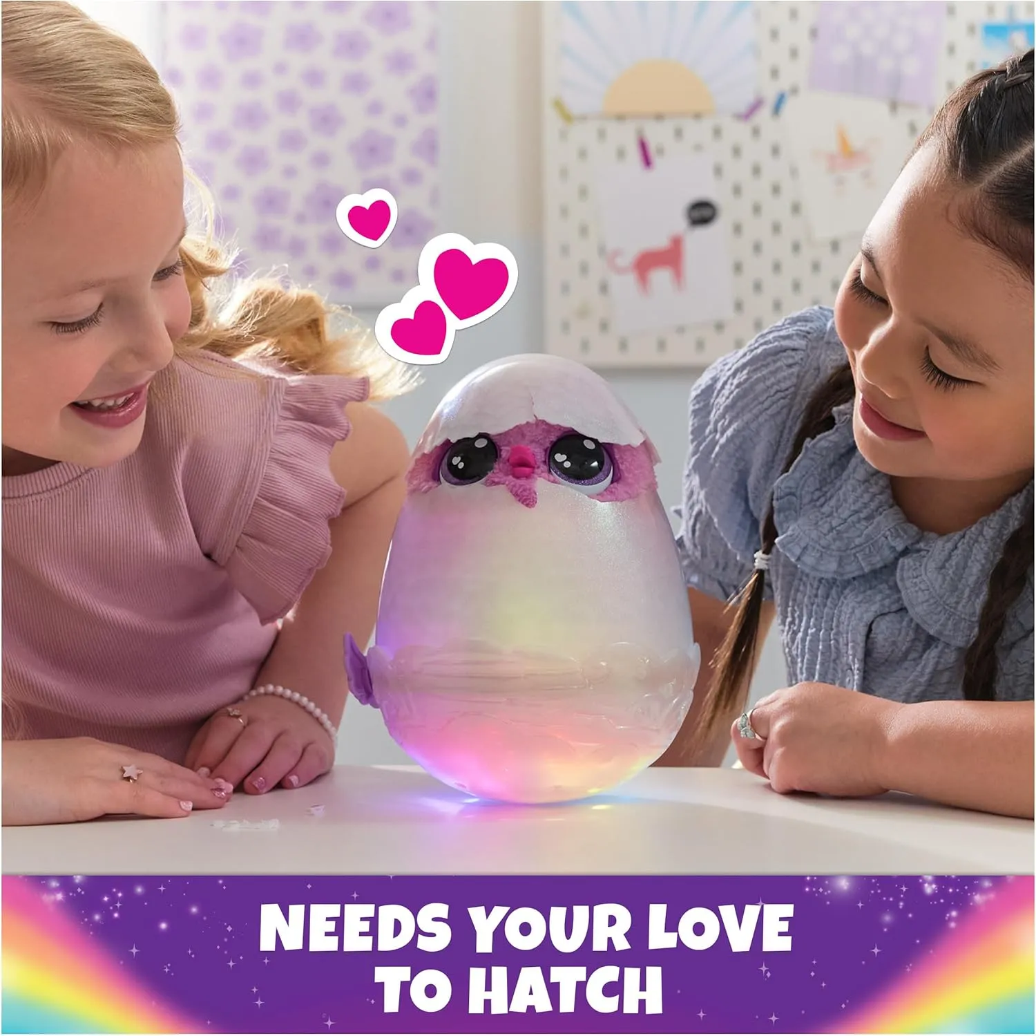 Hatchimals Alive, Mystery Hatch Pufficorn, Surprise Interactive Toy & Egg with Mist, Lights & Sounds (Styles May Vary), Kids Toys for Girls & Boys