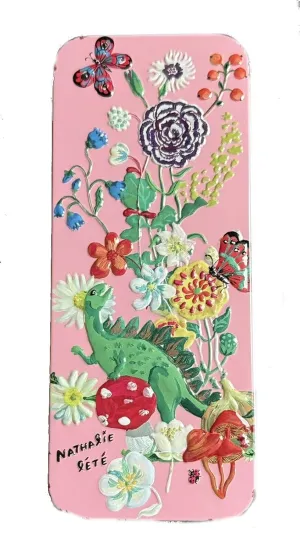Heathcote & Ivory Nathalie Lete Dinosaur Orange Blossom Hand Cream Tin 3.4oz