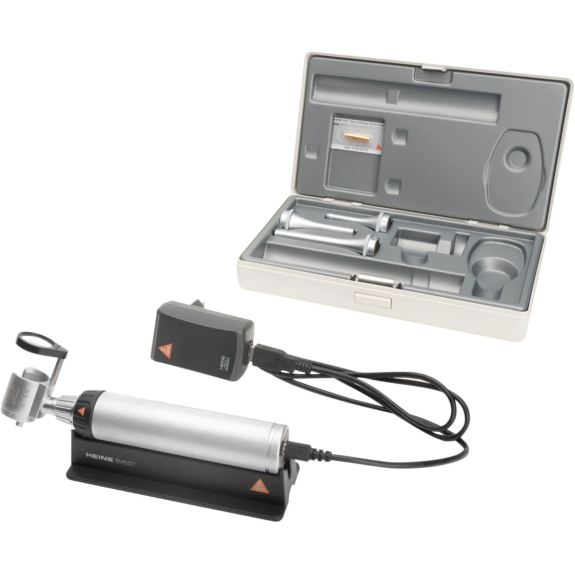 HEINE BETA4 USB Otoscope Set   Lead 3.5v