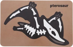 HEMOTON Dinosaur Fossil Puzzle Wooden Dinosaur Jigsaw Puzzle Skeleton Bones Puzzle Montessori Cognitive Toys Learning Educational Toys for Kids Toddlers