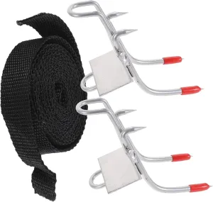 Hemoton Metal Tree Climbing Claw Non-Slip Shoes Multi-Function Climbing Tool for Garden Use