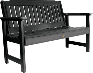 Highwood AD-BENW2-BKE Lehigh Garden Bench, 4 Feet, Black