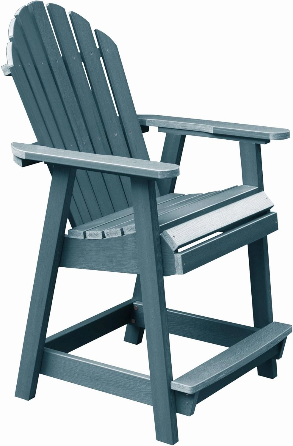 Highwood Hamilton Adirondack 7pc Counter Height Dining Set 72" x 42", Nantucket Blue