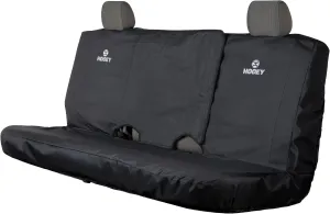 Hooey Full-Size Bench Seat Cover, Durable Bucket Seat Protection, Easy to Install Seat Covers for Car, Truck, Van, SUV, Heather Black