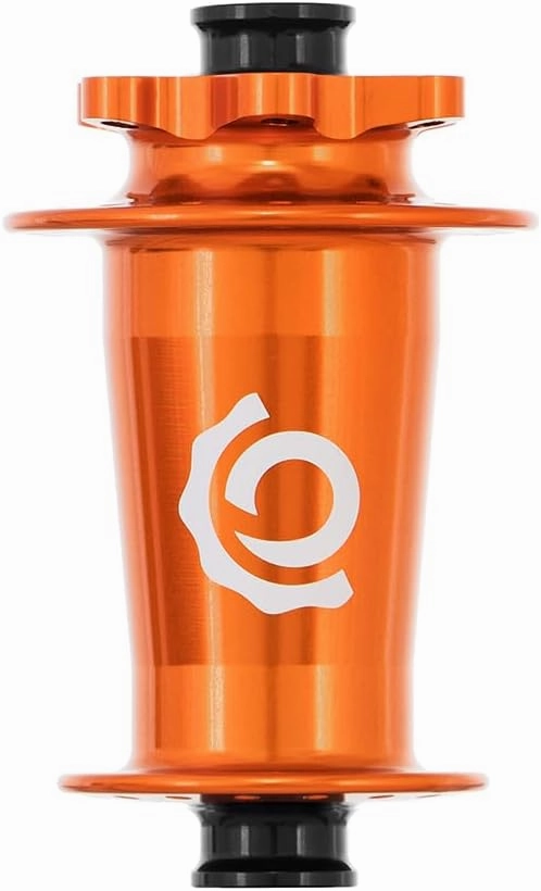 Industry Nine Hydra Classic Boost Front Hubs - 28 Spoke Hole Mountain Bike Wheel Hub - Orange - 6 Bolt