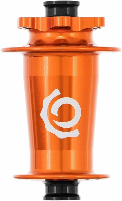Industry Nine Hydra Classic Boost Front Hubs - 32 Spoke Hole Mountain Bike Wheel Hub - Orange - 6 Bolt