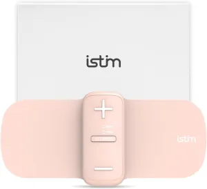 iStim S1 Wireless TENS Unit for Menstrual Relief and Back Pain Relief - TENS Machine with Heat for Period Cramps - Rechargeable TENS Massager, Drug-Free Physical Therapy with Japanese Gel Pads