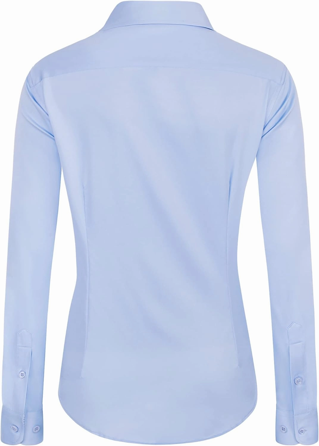 J.VER Womens Dress Shirts Long Sleeve Button Down Shirts Wrinkle-Free Solid Work Blouse