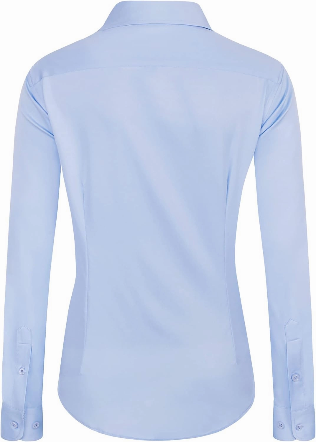 J.VER Womens Dress Shirts Long Sleeve Button Down Shirts Wrinkle-Free Solid Work Blouse