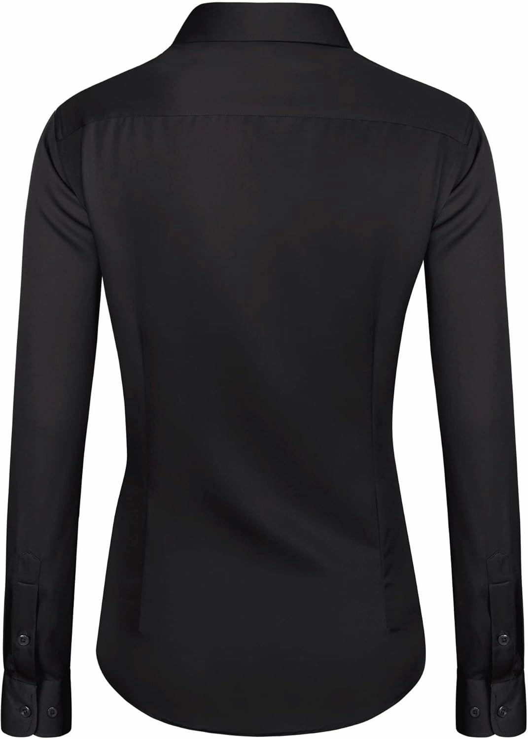 J.VER Womens Dress Shirts Long Sleeve Button Down Shirts Wrinkle-Free Solid Work Blouse