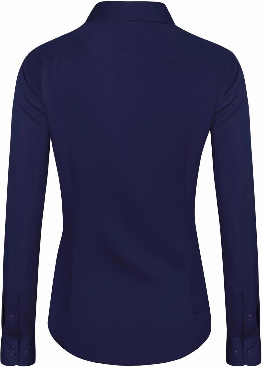 J.VER Womens Dress Shirts Long Sleeve Button Down Shirts Wrinkle-Free Solid Work Blouse