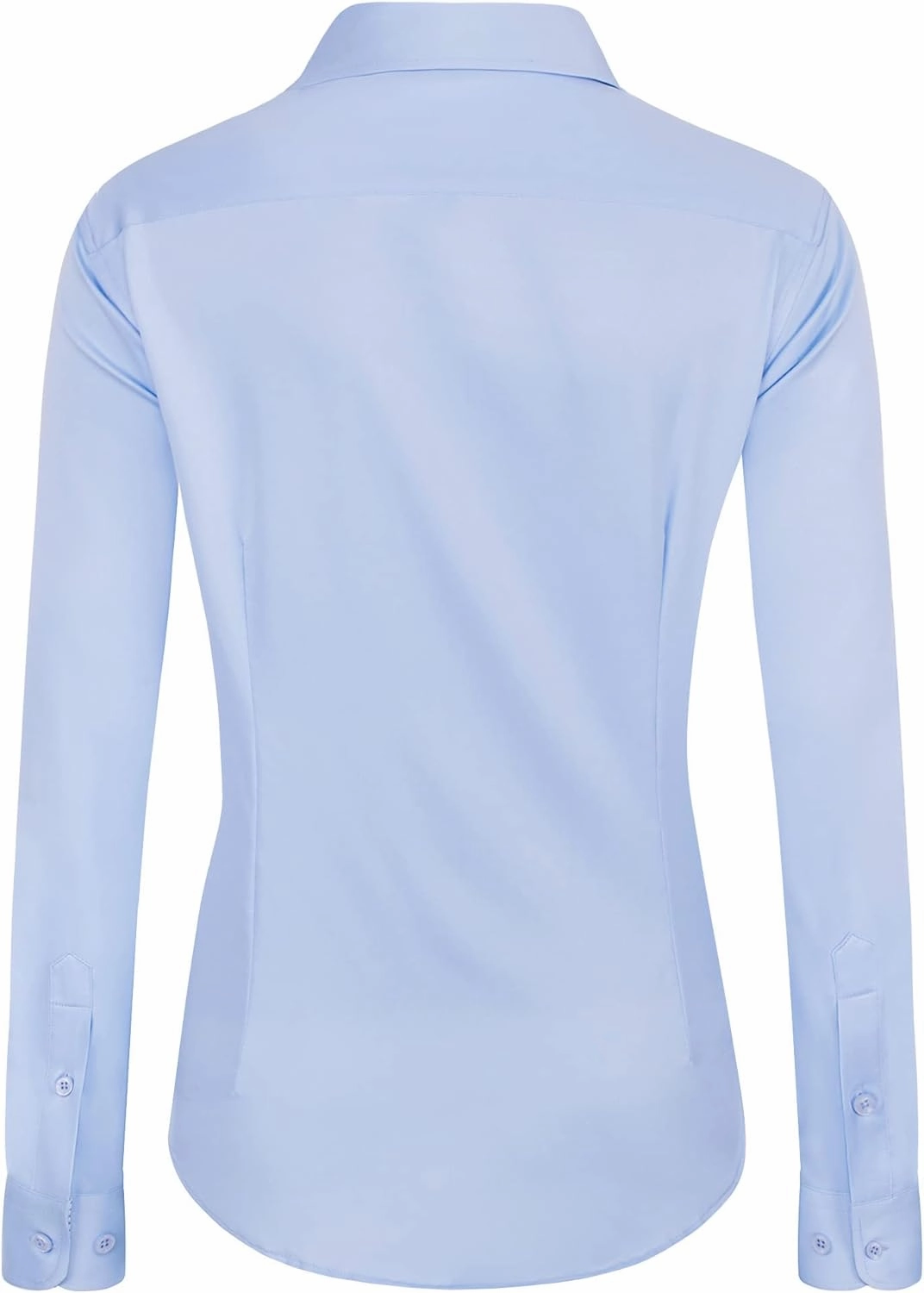 J.VER Womens Dress Shirts Long Sleeve Button Down Shirts Wrinkle-Free Solid Work Blouse