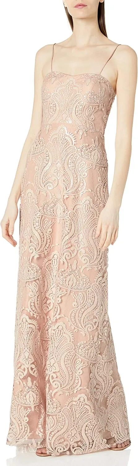Jenny Yoo Women's Sadie Strapless Sequin Gown