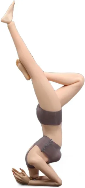 JIAOUDOLL 1/6 Scale Super Flexible Female Seamless Body Middle Chest for 12 inch Woman Action Figure Natural Skin JOQ-10C-YS