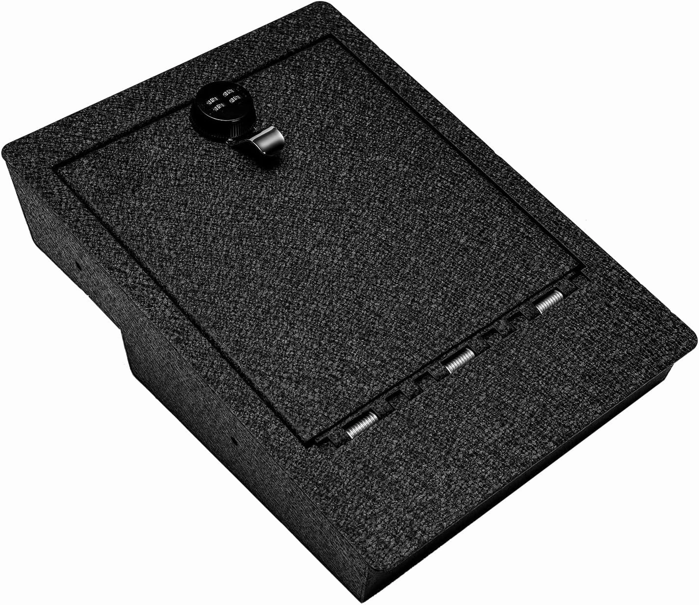 JIKE Center Console Gun Safe - Console Gun Vault Compatible with Chevrolet Silverado/GMC Sierra 1500 2014-2019, Chevrolet Silverado/GMC Sierra 2500/3500 2015-2020 with Under-seat Bench Seat.