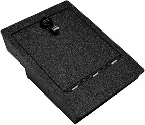 JIKE Center Console Gun Safe - Console Gun Vault Compatible with Chevrolet Silverado/GMC Sierra 1500 2014-2019, Chevrolet Silverado/GMC Sierra 2500/3500 2015-2020 with Under-seat Bench Seat.