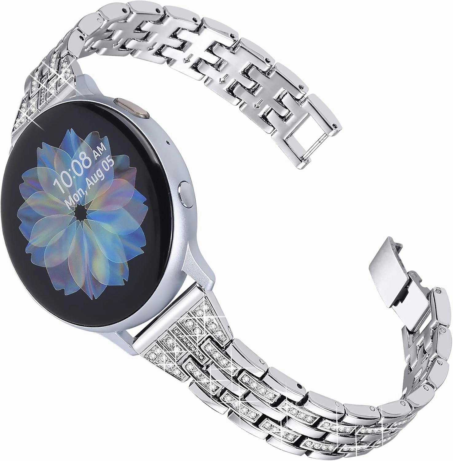 JOYOZY Women Girls Stylish Bands Compatible with Galaxy Watch 6/5/4/FE/7 40mm 44mm/Classic 42mm 43mm 46mm 47mm/Galaxy Watch Active 40mm/Active 2 40mm 44mm/Galaxy Watch 3 41mm/Garmin Vivoactive 3