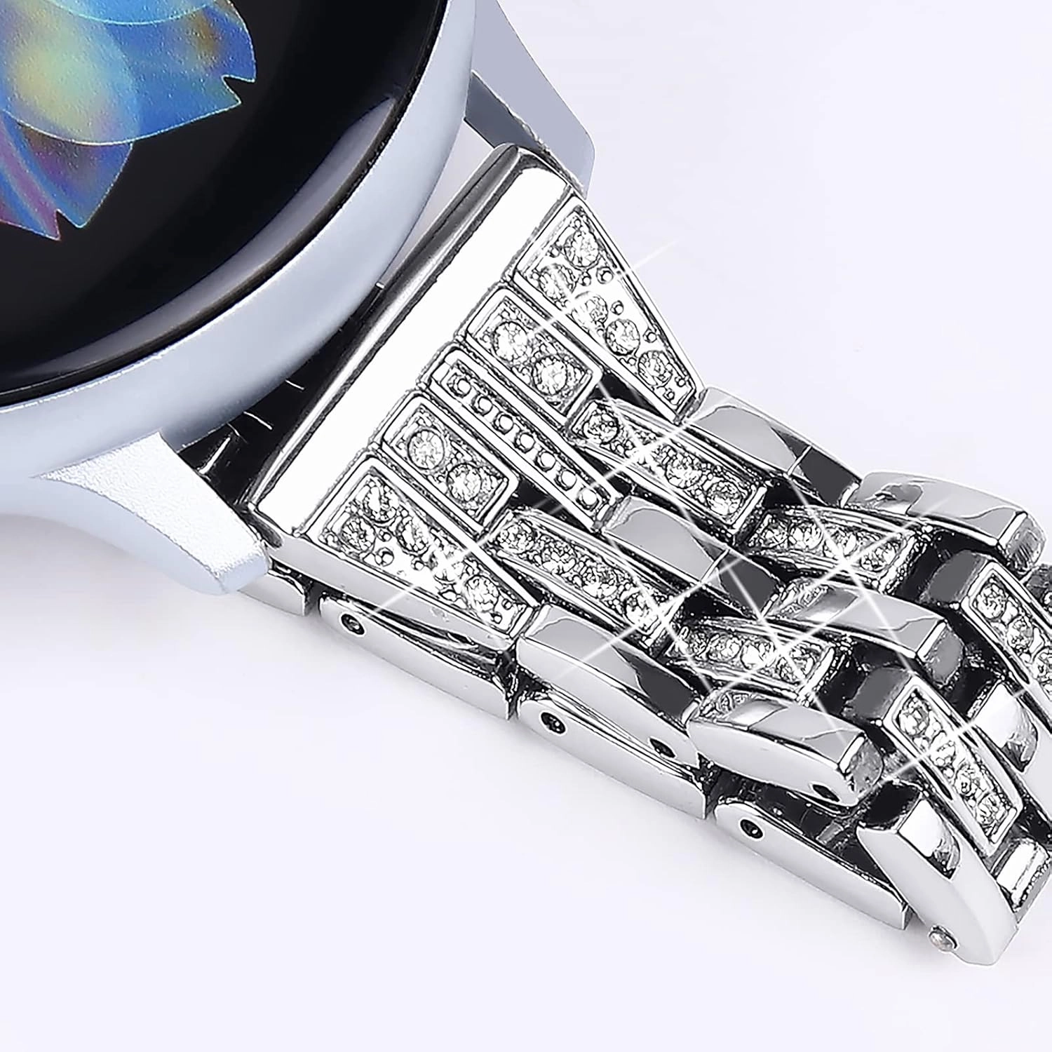 JOYOZY Women Girls Stylish Bands Compatible with Galaxy Watch 6/5/4/FE/7 40mm 44mm/Classic 42mm 43mm 46mm 47mm/Galaxy Watch Active 40mm/Active 2 40mm 44mm/Galaxy Watch 3 41mm/Garmin Vivoactive 3