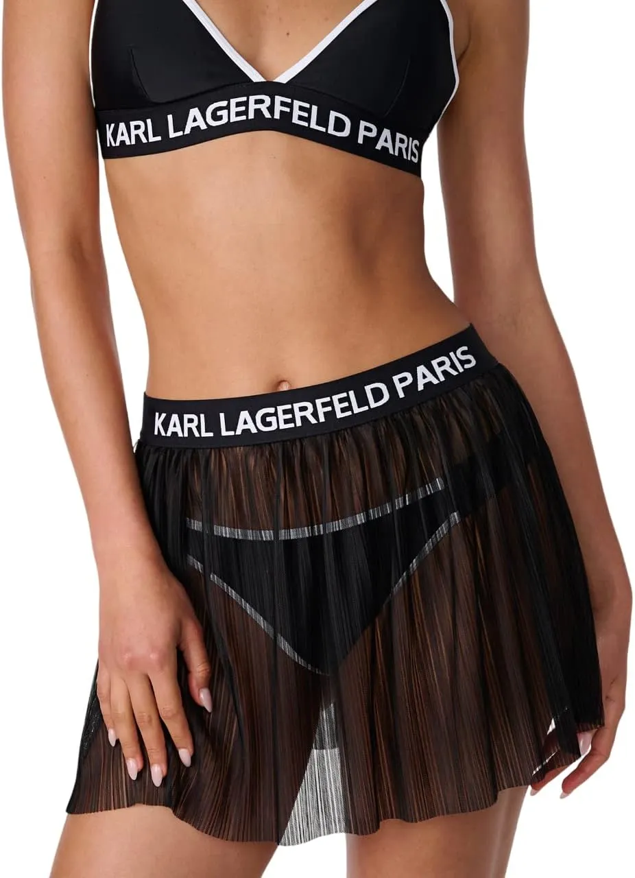 KARL LAGERFELD womens Standard Swim Bottom Skirt Coverup