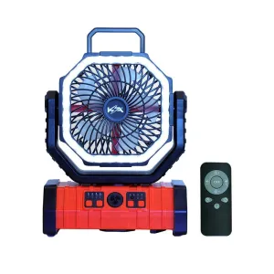 KickAss Fan with LED Light & Power Bank