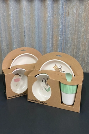 Kids Bamboo Dinnerware